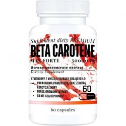 BETA CAROTENE 50000 IU FORTE MAX 60 kapsułek